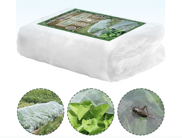 Cross-border, cuttable garden insect netting. 60-mesh polyvinyl sliced ​​garden greenhouse insect netting.