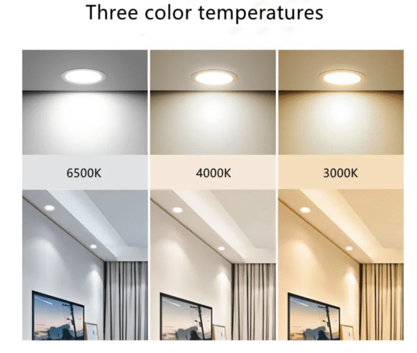 SKD Available Energy Saving LED Panel Light Round/ Square Surfaced AC200-240V LED Lights