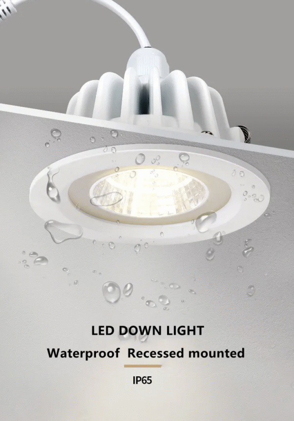 IP65 Outdoor Water Proof Aluminium PC Cover LED Panel Light