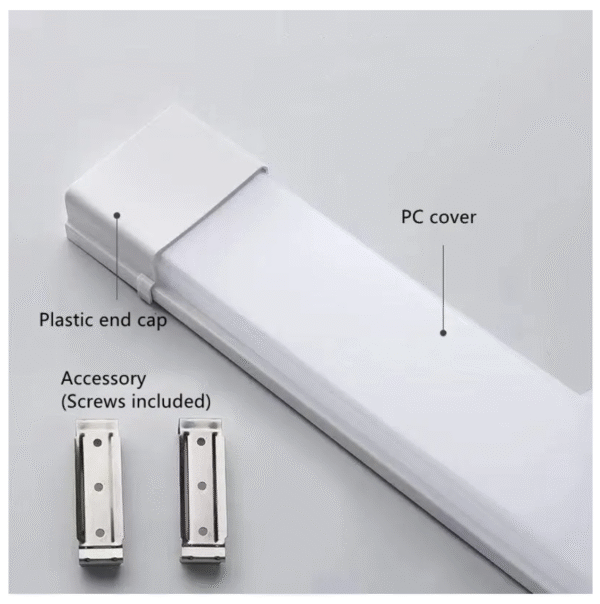 Iron Body Mounted Linear LED Batten 28W~100W Tube Light