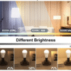 Rechargeable A60 E26 E27 USB Bulb with Remote Controller for Indoor Lighting