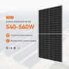 540W 550W 560W Solar Panel for Residential Houses