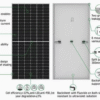 540W 550W 560W Solar Panel for Residential Houses