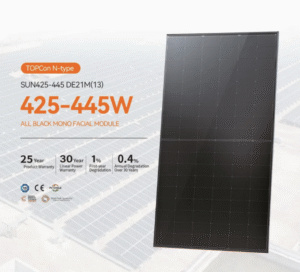 N Type Solar Panel 430W 435W 440W 445W Solar Power Tier 1 PV Panels