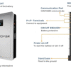 Lithium Battery 10kwh for Hybrid Solar Kit with Long Lifespan