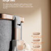 Modern Design Multifunctional Baby Cradle Newborn Bed Portable BB Stitching Wood Grain Cradle