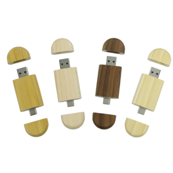 Custom Logo Wooden Wood Gift 2.0 3.0 Type C Usb Flash Drive 4GB 8GB 16GB 32GB 64GB 128GB Pen Drive Memory Stick Pendrive