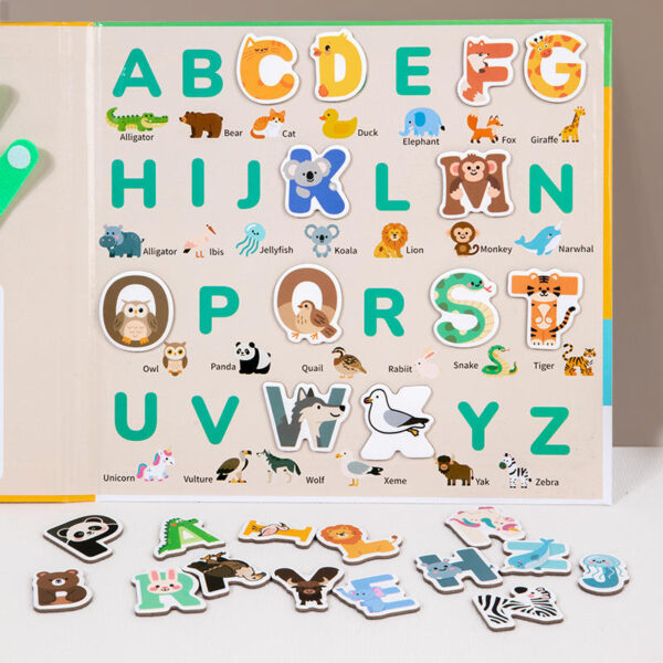Montessori-Inspired Children's Busy Books for Early Learning Educational Paper Teaching Aid for Alphabet Subtraction Operations