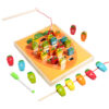 New 9-in-1 Multifunctional Double-Sided Wooden Box New Children's Montessori Educational Early Learning Toy Fishing Toys