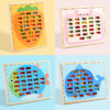 New 9-in-1 Multifunctional Double-Sided Wooden Box New Children's Montessori Educational Early Learning Toy Fishing Toys