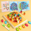 New 9-in-1 Multifunctional Double-Sided Wooden Box New Children's Montessori Educational Early Learning Toy Fishing Toys
