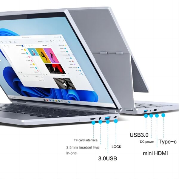 Laptop Intel N95 Touchscreen Win11 Pro With Optional Suspended Magnetic Control Keypad 2 in 1 Tablet Laptops