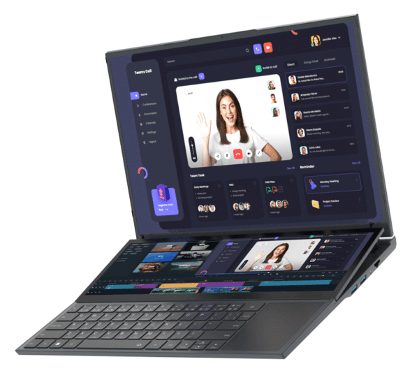 American Design New 16+14 Inch Dual Touch Screen Laptop I7-9750H 2TB SSD Light Office Laptop