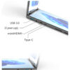14 Inch Dual-screen Flip Notebook Full-size 360° Flip Dual IPS Screen Laptop Computer Thin and Portable