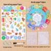 Educational Children Alphabet Busy Book Montessori English Letter Game Toys Kids Learning Pen Control Training Toy Quiet Book