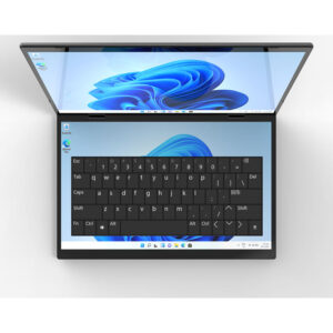 14 Inch Dual-screen Flip Notebook Full-size 360° Flip Dual IPS Screen Laptop Computer Thin and Portable
