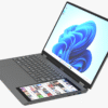 2025 New Design DS15G Personal & Home Laptop Computer Touch Double Screen N95 RAM 32GB 15.6" + 7" Dual Screen Business Laptop