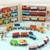 Montessori Wooden Train Toy Early Education Interactive Toy Wooden Train Sets for Toddlers Kids for Boys Girls 3 4 5 Years Old