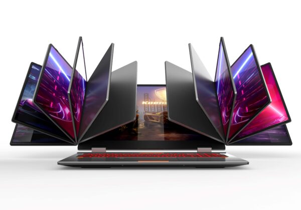16" + 10.5" + 10.5" Three Screen I7 1260P Business Laptop With Face Recognition Unlock Support External Graphics Card