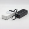 30000mAh Digital Display With Lanyard Power Bank 15W Wireless Charge PD 22.5W Fast Charging With 3 Cables Power Bank