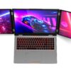 16" + 10.5" + 10.5" Three Screen I7 1260P Business Laptop With Face Recognition Unlock Support External Graphics Card
