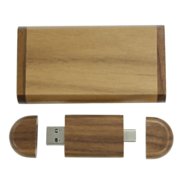 Custom Logo Wooden Wood Gift 2.0 3.0 Type C Usb Flash Drive 4GB 8GB 16GB 32GB 64GB 128GB Pen Drive Memory Stick Pendrive