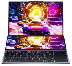 American Design New 16+14 Inch Dual Touch Screen Laptop I7-9750H 2TB SSD Light Office Laptop