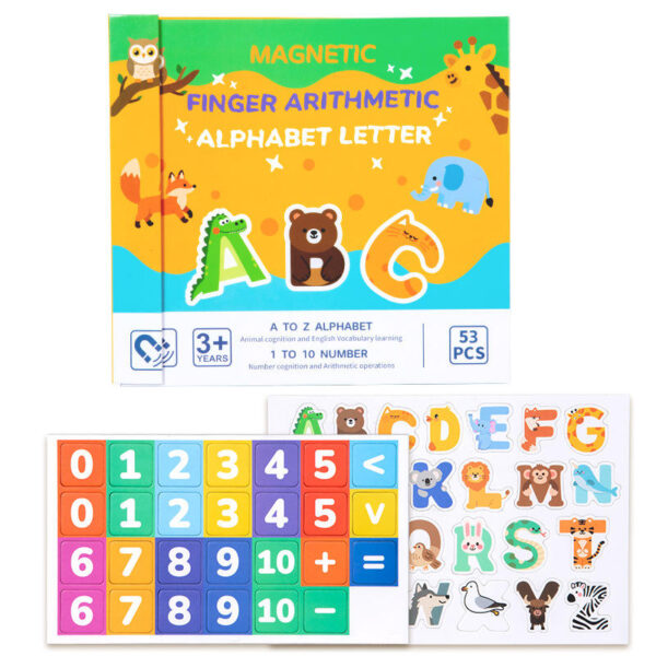 Montessori-Inspired Children's Busy Books for Early Learning Educational Paper Teaching Aid for Alphabet Subtraction Operations