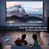 HOOMC Wireless Mirror Screen Plug-and-Play Mirrorcast for IPhone/Android/Mac OS/Windows Video Splitters Converters AirPlay Wifi
