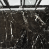 Dubai Building Decoration 600X600mm Ceramics Wear Resistant Black Gold Marble Floor Tile