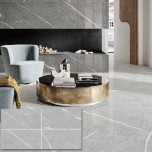 Indian Anti Water Grey Glazed Porcelain Ceramic Floor Tiles 600X1200