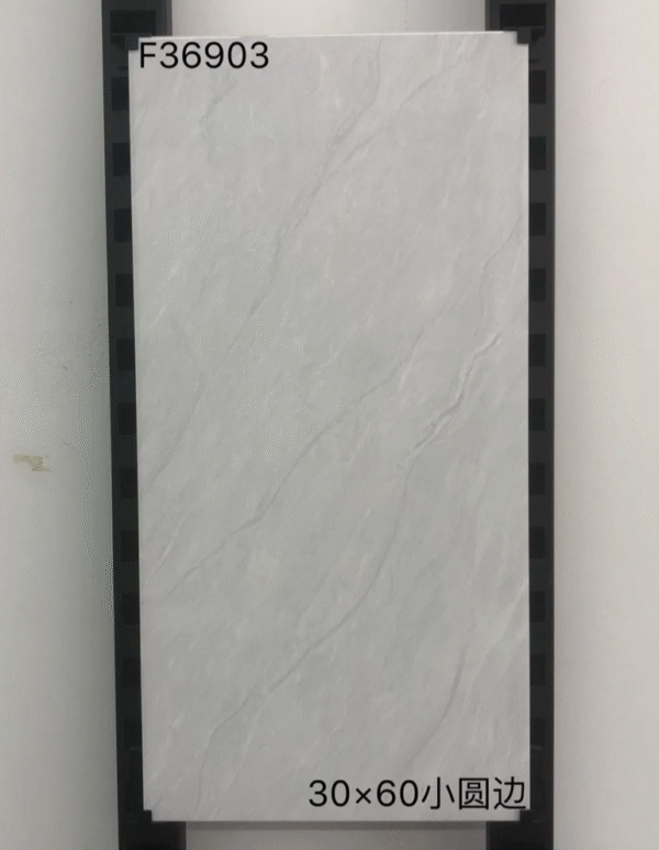300X600 mm Rough Antique Dark Grey Rustic Porcelain Polished Glazed Floor Tiles