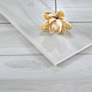 Modern Dining Hall Floor Anti-Microbial Grey Ceramic Wood Tile