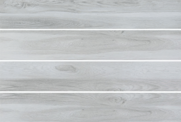 Modern Dining Hall Floor Anti-Microbial Grey Ceramic Wood Tile