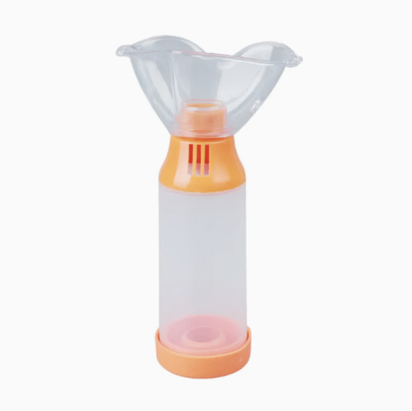 Medical Anti-Static Inhaler Aero Silicone Chamber with Mask for Asthma Therapy