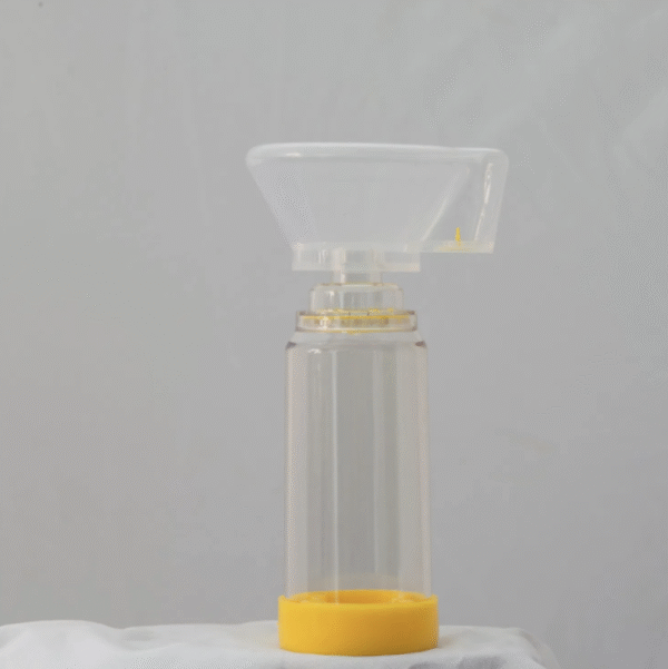 Medical Anti-Static Inhaler Aero Silicone Chamber with Mask for Asthma Therapy