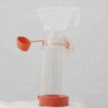 Medical Anti-Static Inhaler Aero Silicone Chamber with Mask for Asthma Therapy