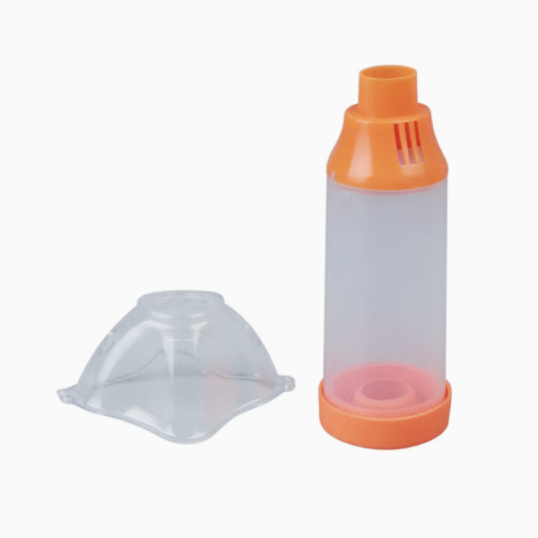 Medical Anti-Static Inhaler Aero Silicone Chamber with Mask for Asthma Therapy