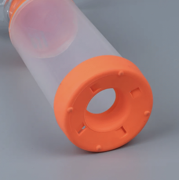 Medical Anti-Static Inhaler Aero Silicone Chamber with Mask for Asthma Therapy