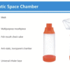 Medical Anti-Static Inhaler Aero Silicone Chamber with Mask for Asthma Therapy