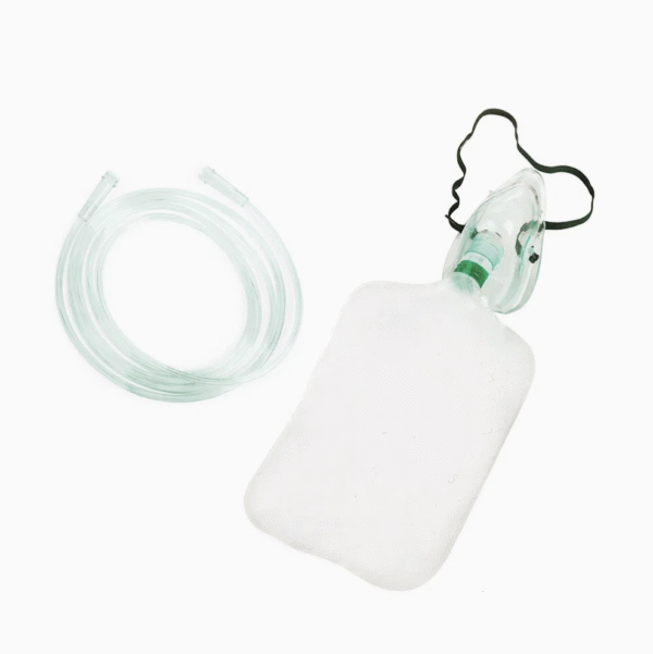 Disposable Rebreather Emergency Medical PVC Oxygen Mask with Reservoir Bag