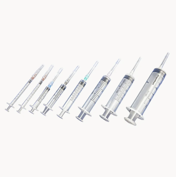 Disposable Medical Factory CE FDA Approved 2 Part or 3 Part Sterile Injection Syringe