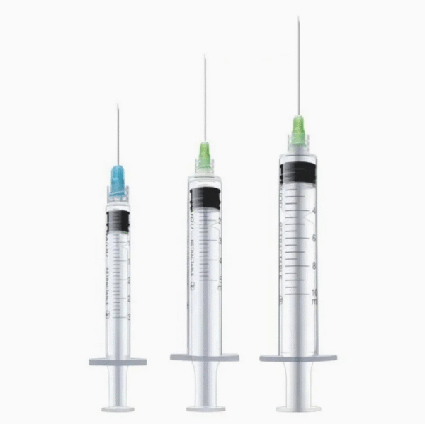 Disposable Medical Factory CE FDA Approved 2 Part or 3 Part Sterile Injection Syringe