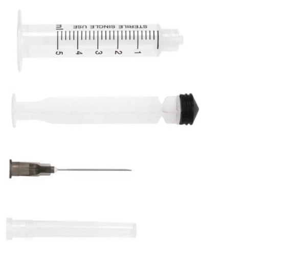 Disposable Medical Factory CE FDA Approved 2 Part or 3 Part Sterile Injection Syringe