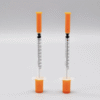 Disposable CE ISO FDA 0.3ml/0.5ml/1ml Insulin Syringe with Fixed Needle
