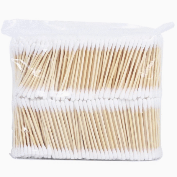 Single Tip for Medical Use Ear Cleaning Bamboo Absorbent Cotton Nasal Swab