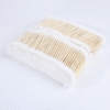Single Tip for Medical Use Ear Cleaning Bamboo Absorbent Cotton Nasal Swab