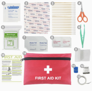 High Reputation Red Medical Supply Traveling First Aid Kit