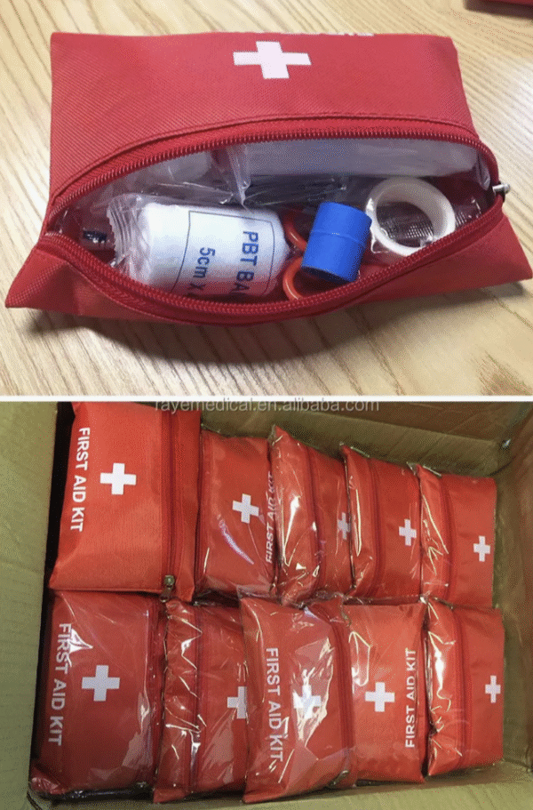 High Reputation Red Medical Supply Traveling First Aid Kit