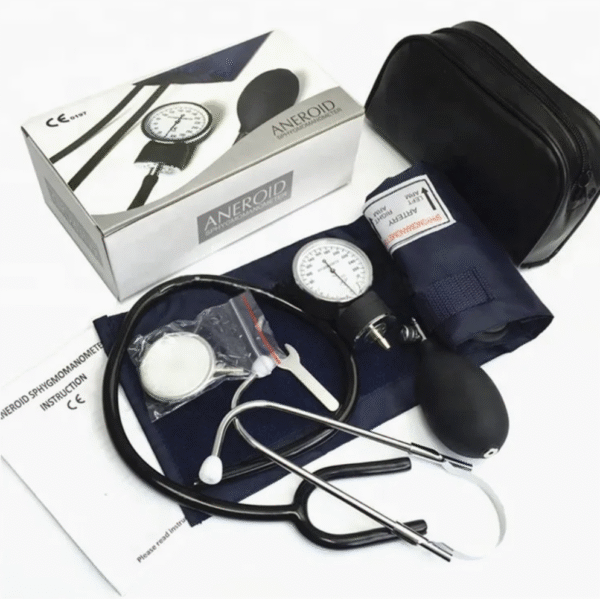 Manual Aneroid Sphygmomanometer with Single or Dual Stethoscope